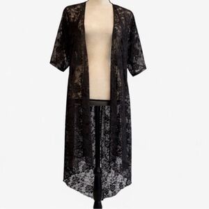 Express • Black Lace Cover-Up or Duster